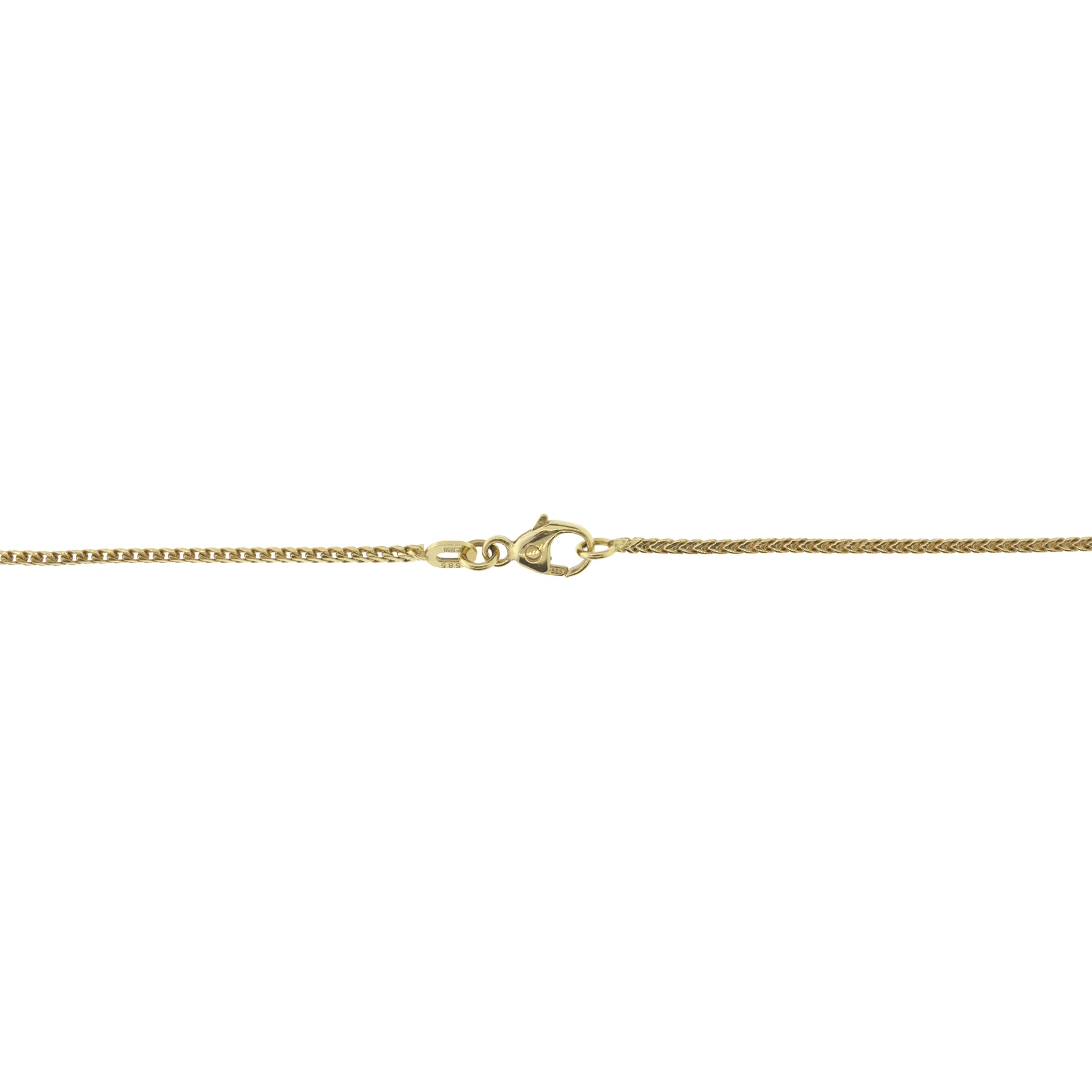 Victorian 14K Yellow Gold Pendant with Hand-Painted Portrait