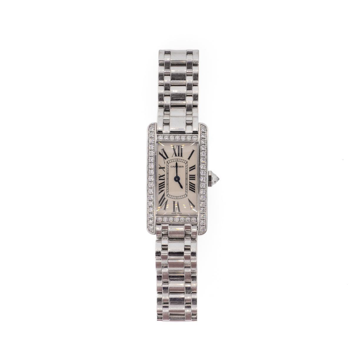 Cartier Diamond Face Tank Américaine Watch