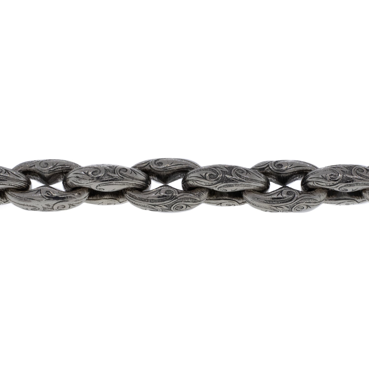 Sterling Silver and Yellow Gold Heavy Link Bracelet