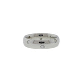 Platinum Flush-Set Diamond Band