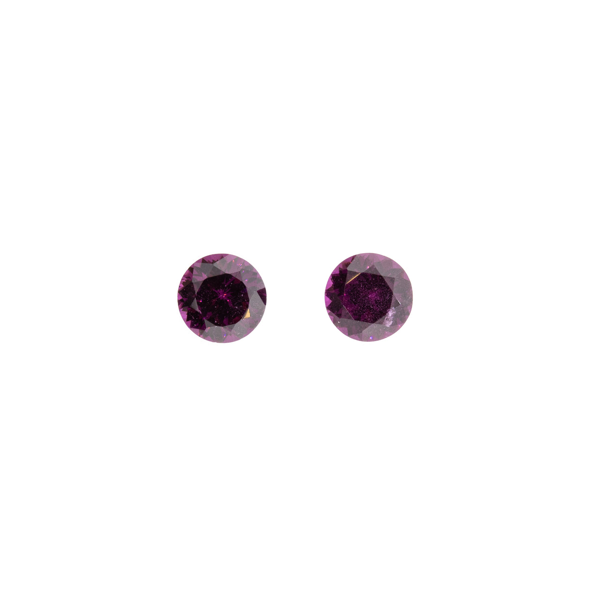 0.96ctw Match Pair Round Color Change Garnet