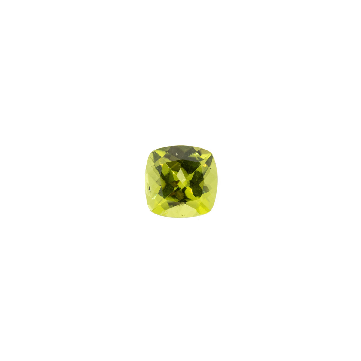 -0.99ct Cushion Cut Natural Peridot