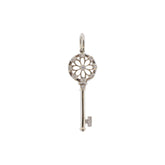 Tiffany & Co. Key 18K White Gold Pendant Charm