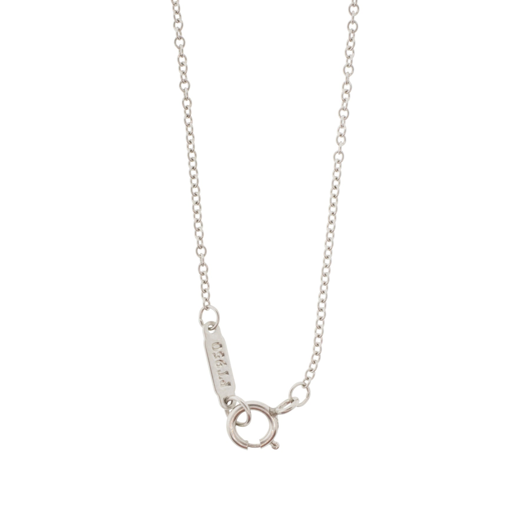 Tiffany & Co. Pink Sapphire and Diamond Heart Necklace