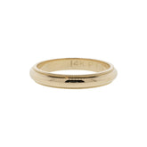 14K Yellow Gold 3mm Milgrain Wedding Band