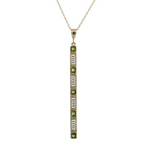 Victorian Tourmaline and Seed Pearl Converted Pendant