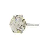 6.43ct Old European Cut GIA Certified Diamond Ring