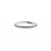 Tacori 18K White Gold Diamond Eternity Band