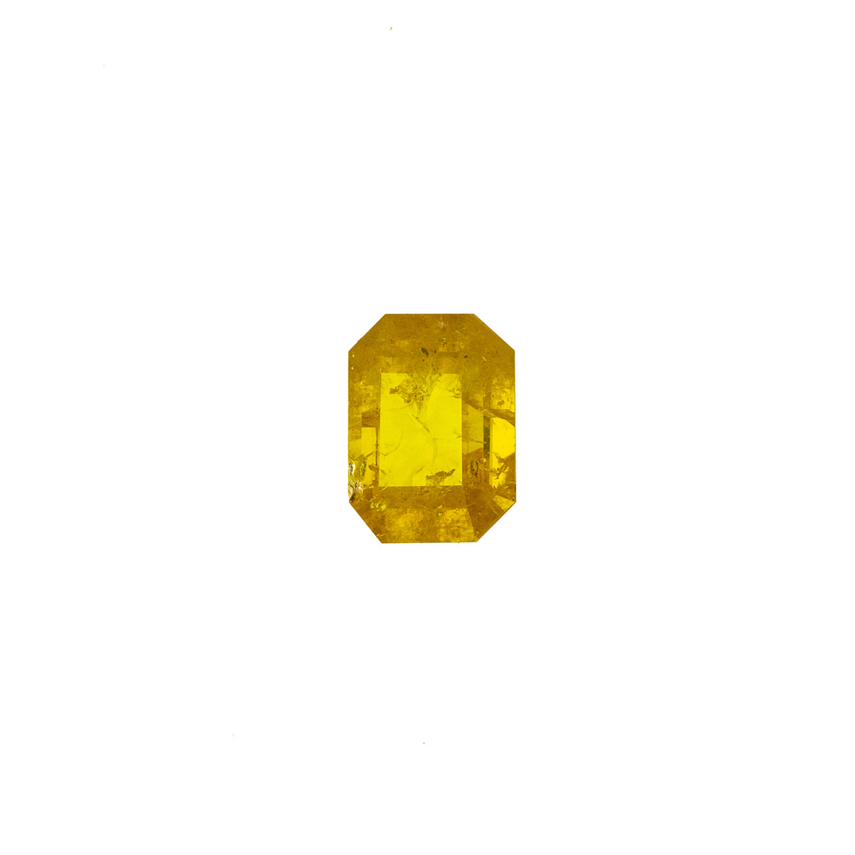 -0.49ct Rose Cut/Emerald Cut Yellow Diamond