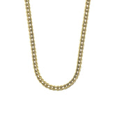 Italian Gold Flat Wheat Chain 14K Yellow Gold