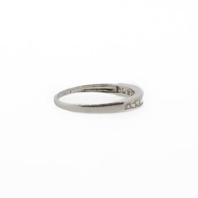 Platinum Princess-Cut Diamond Wedding Band