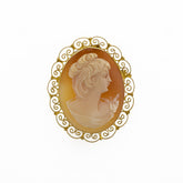 Convertible Shell Cameo Pendant & Brooch